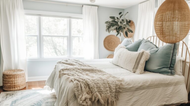 bedroom decor home interior design coastal bohemian style scaled