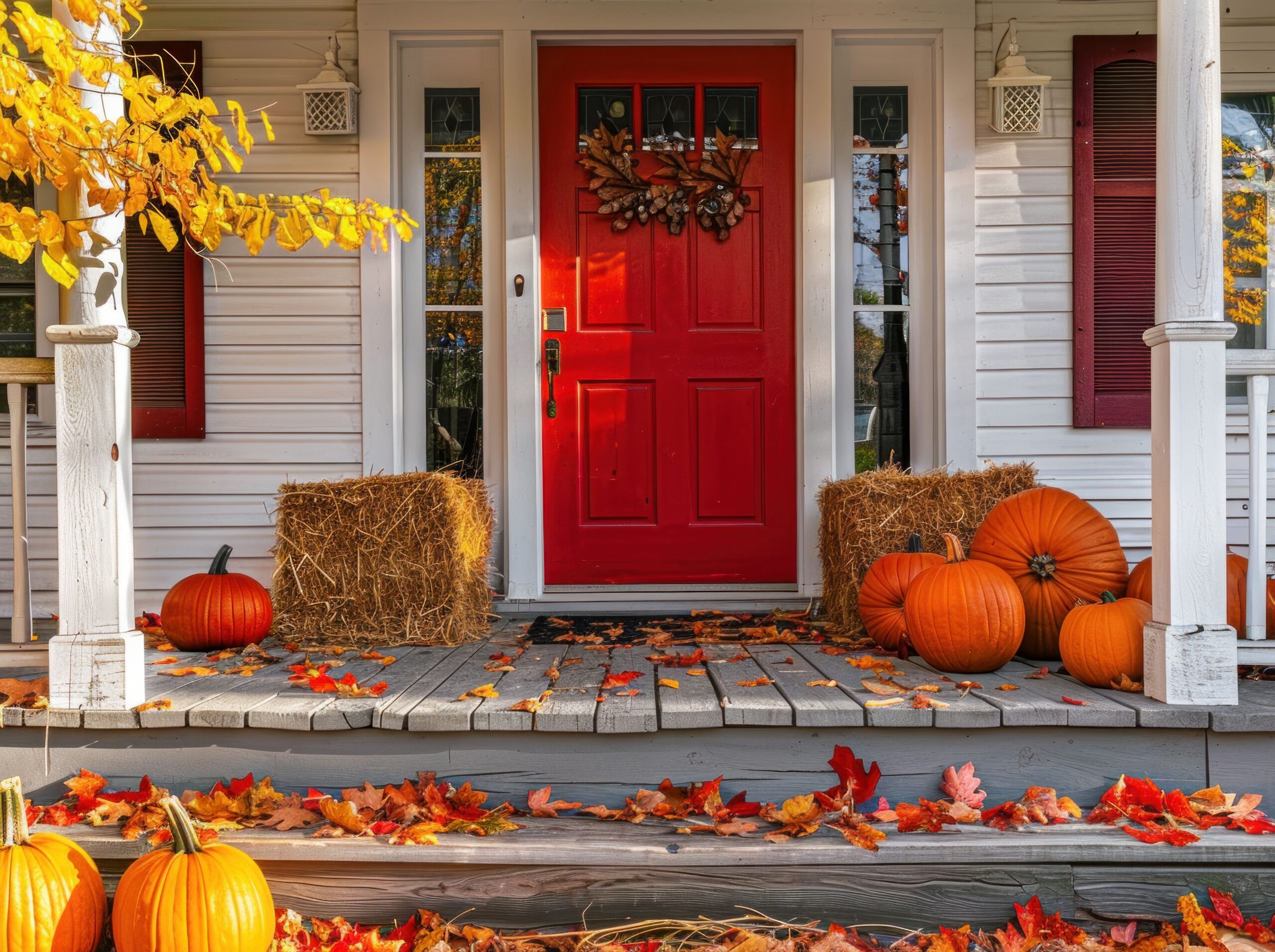15+ Creative Fall Porch Decorating Ideas