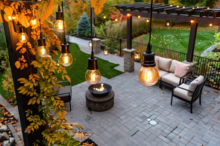 evening ambiance cozy backyard scaled