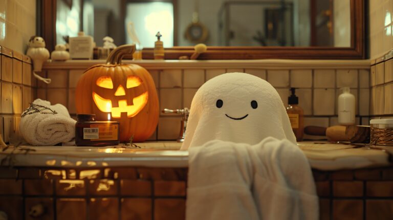 halloween ghost bathroom scaled
