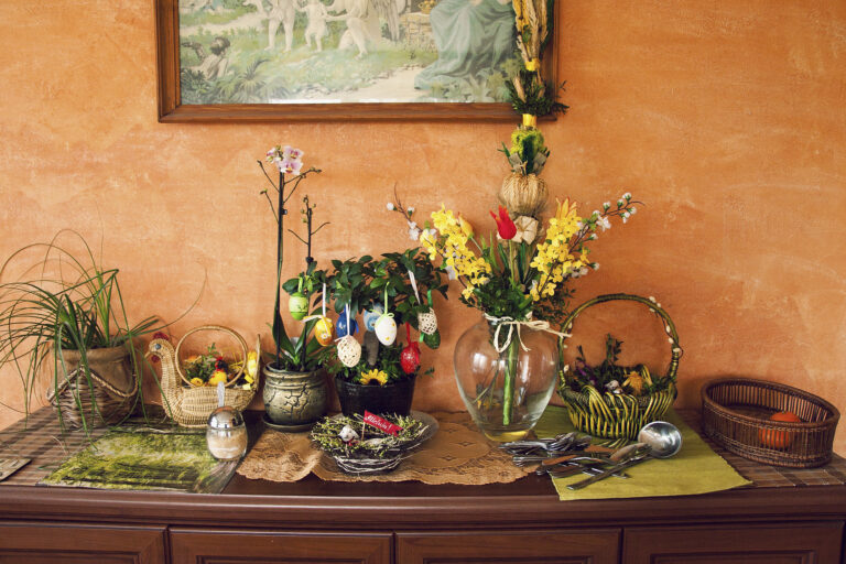 easter decorations table home scaled