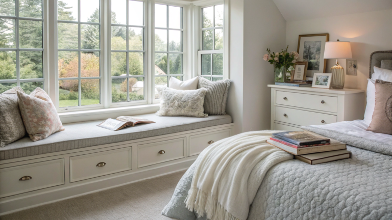 bedroom window seat ideas