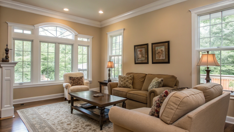 beige living room wall color