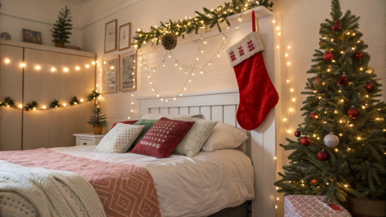christmas bedroom decor ideas