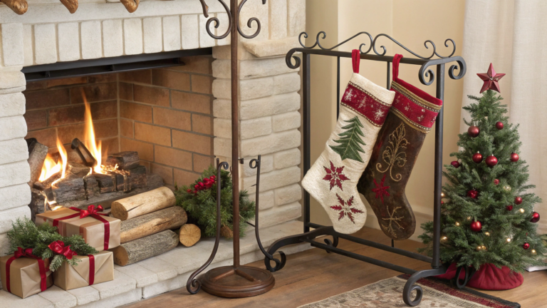 christmas stocking holder ideas for fireplaces sh