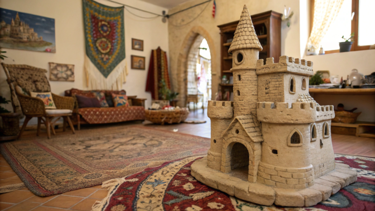 clay small castle ideas keep boho room background