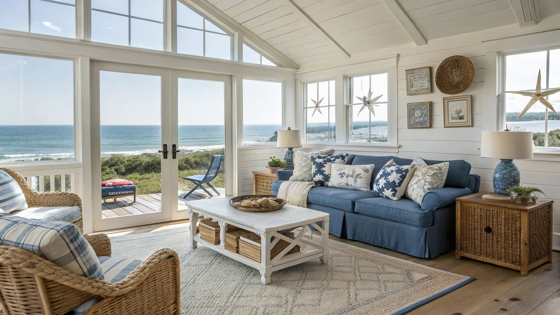 13+ Coastal Living Room Ideas for a Breezy Beach Vibe