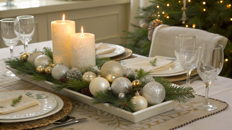 creative christmas centerpiece ideas for tables