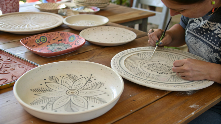 creative clay plate ideas