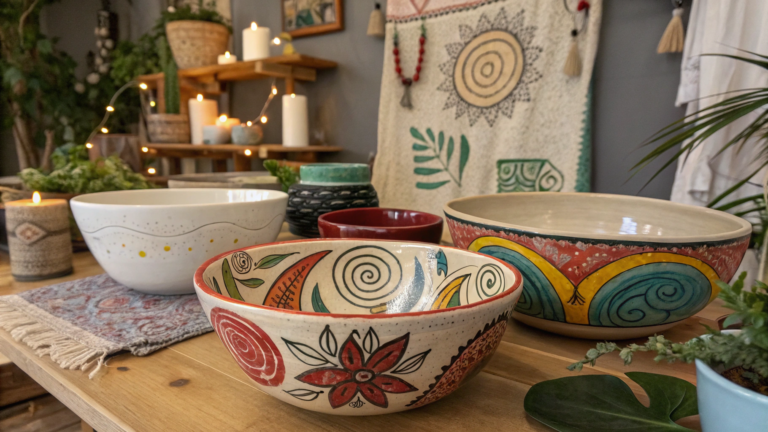 creative pottery bowl ideas keep boho background