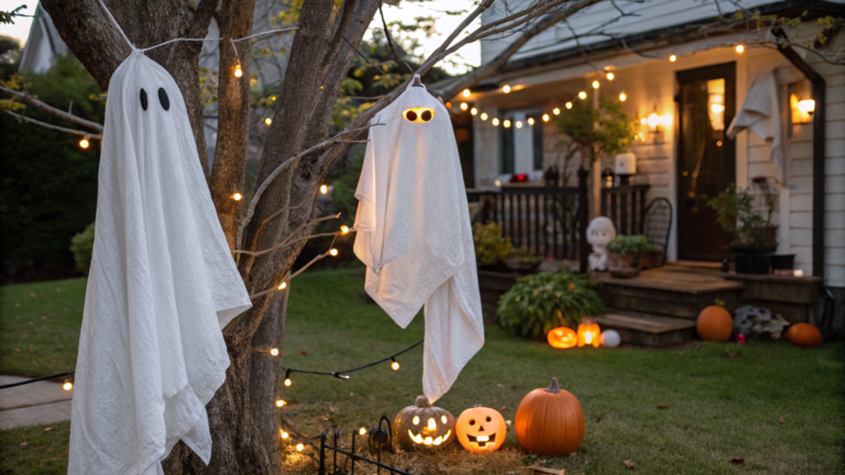 diy halloween ghost decor ideas
