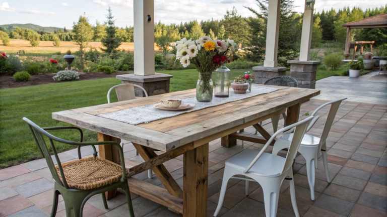 diy outdoor dining table ideas
