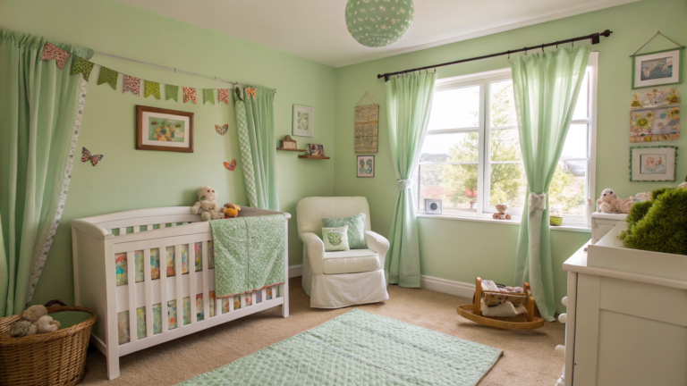 green nursery decor ideas