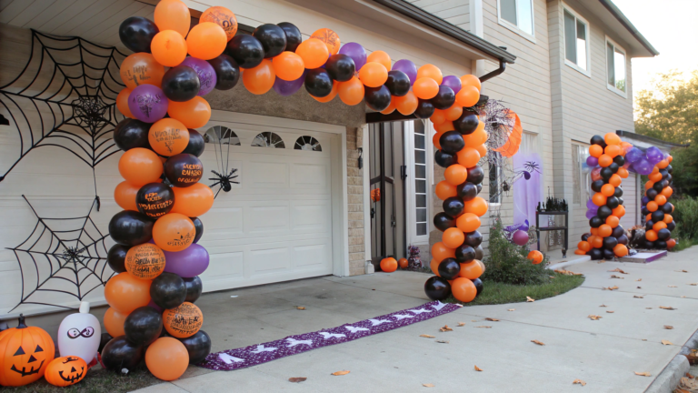 halloween balloon decor ideas for home parties