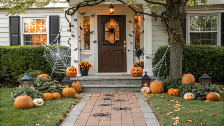 halloween front door decor ideas