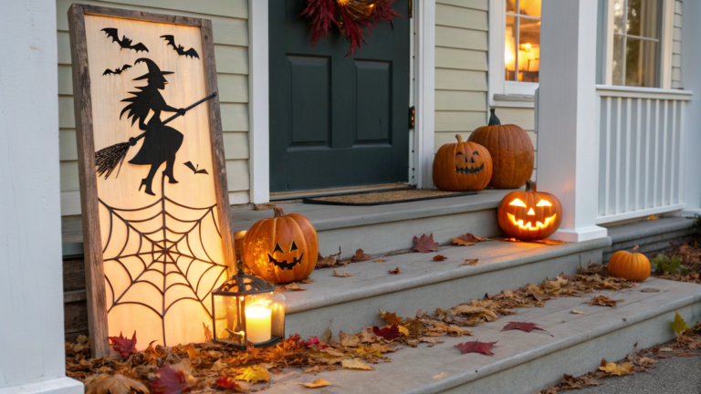 halloween porch sign ideas