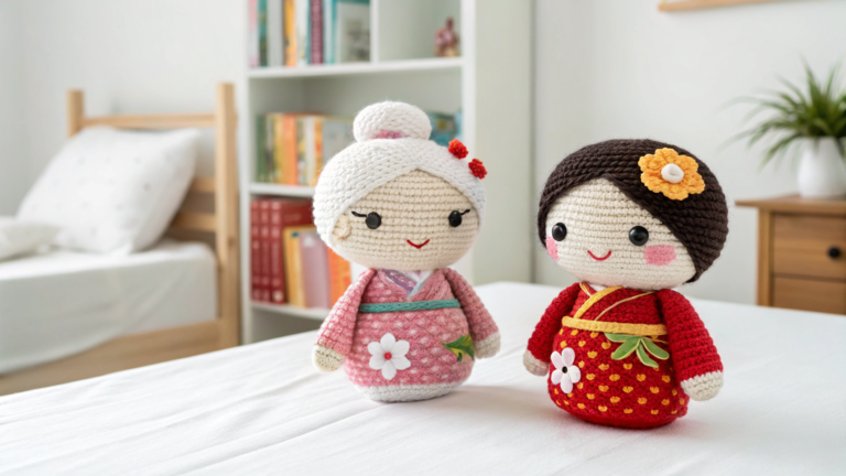 japanese inspired amigurumi characters keep minim