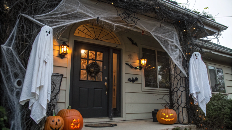 scary halloween door decoration ideas