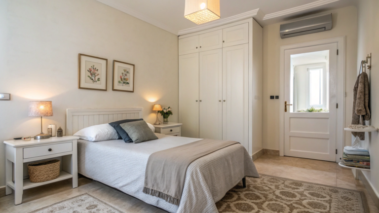 small minimal guest room