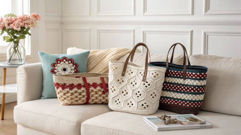 stylish crochet bag ideas to create keep minimal