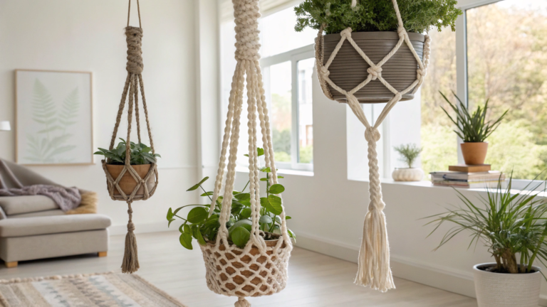 unique crochet plant hanger patterns keep minimal