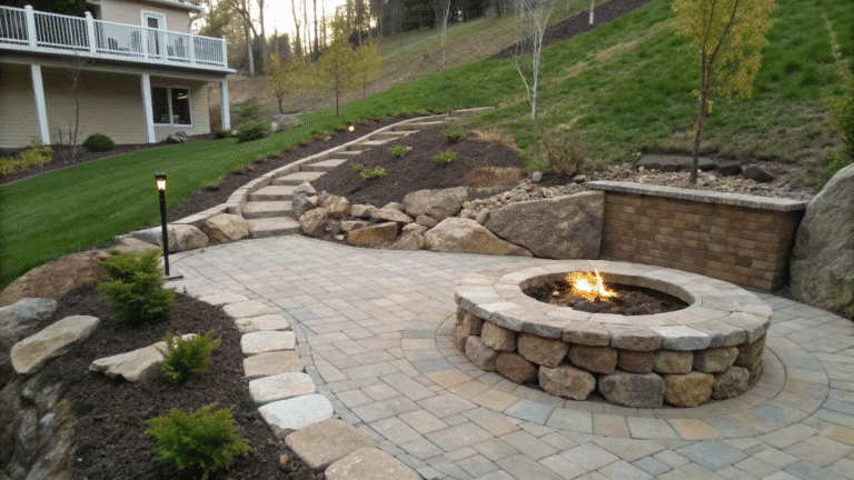 11 smart fire pit ideas for a sloped yard that ac