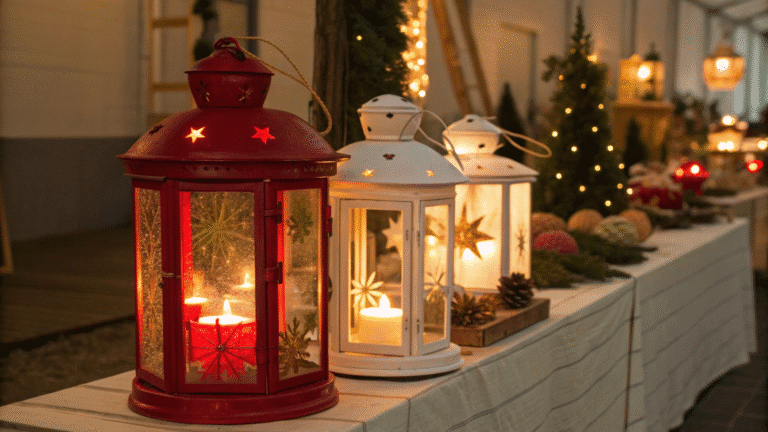 christmas lantern styling ideas for a glowing effe
