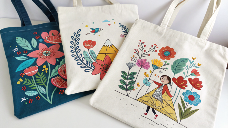 creative tote bag painting ideas