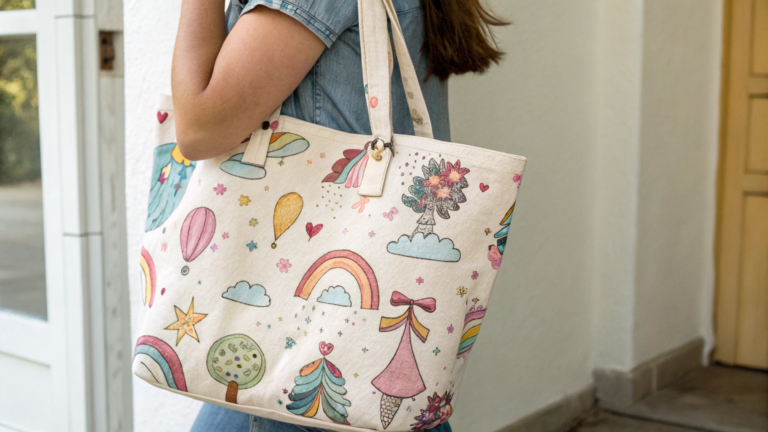 cute painted tote bag projects for teen girls