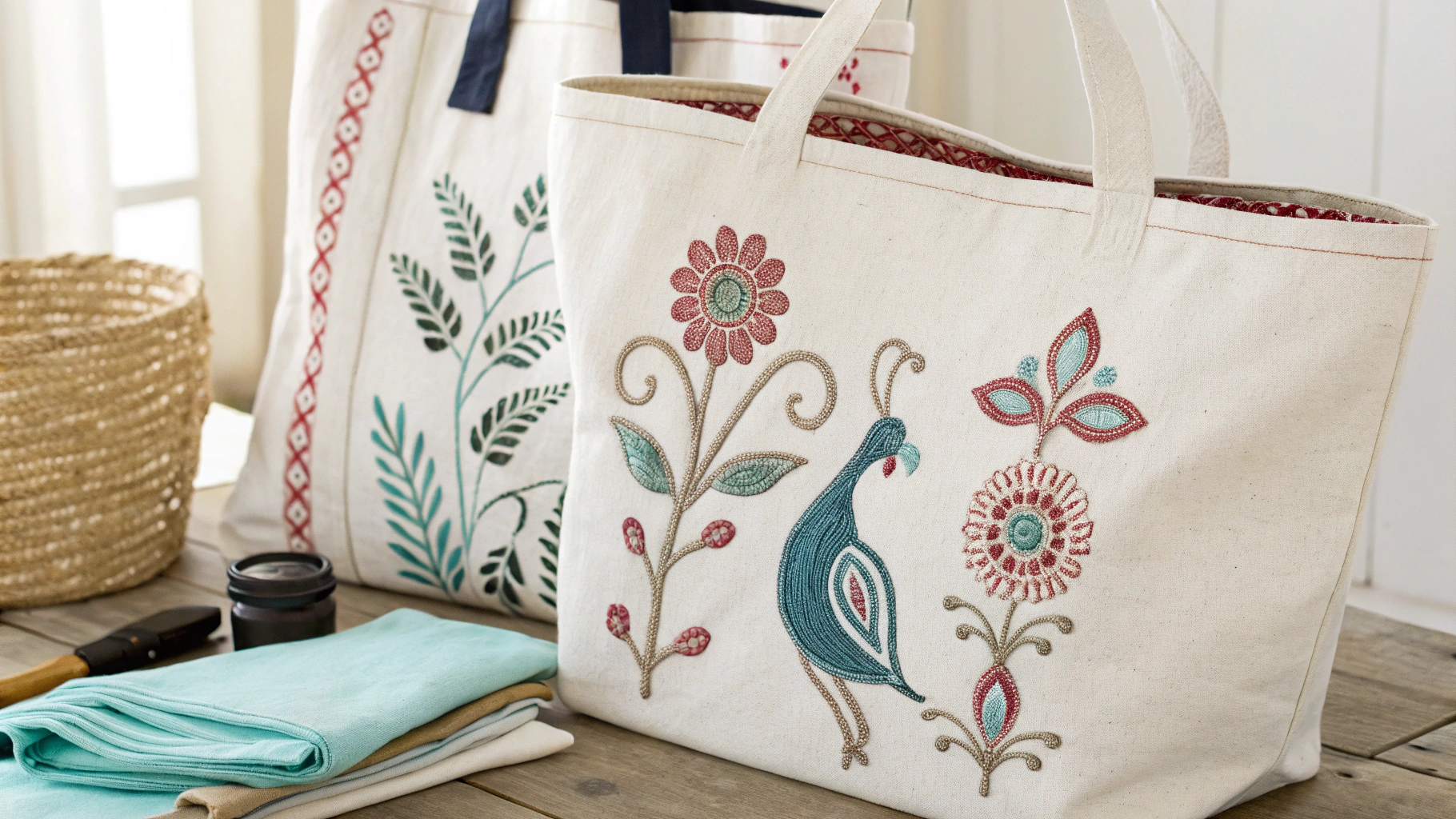 15+ Easy Fabric Paint Designs for Stylish Tote Bags