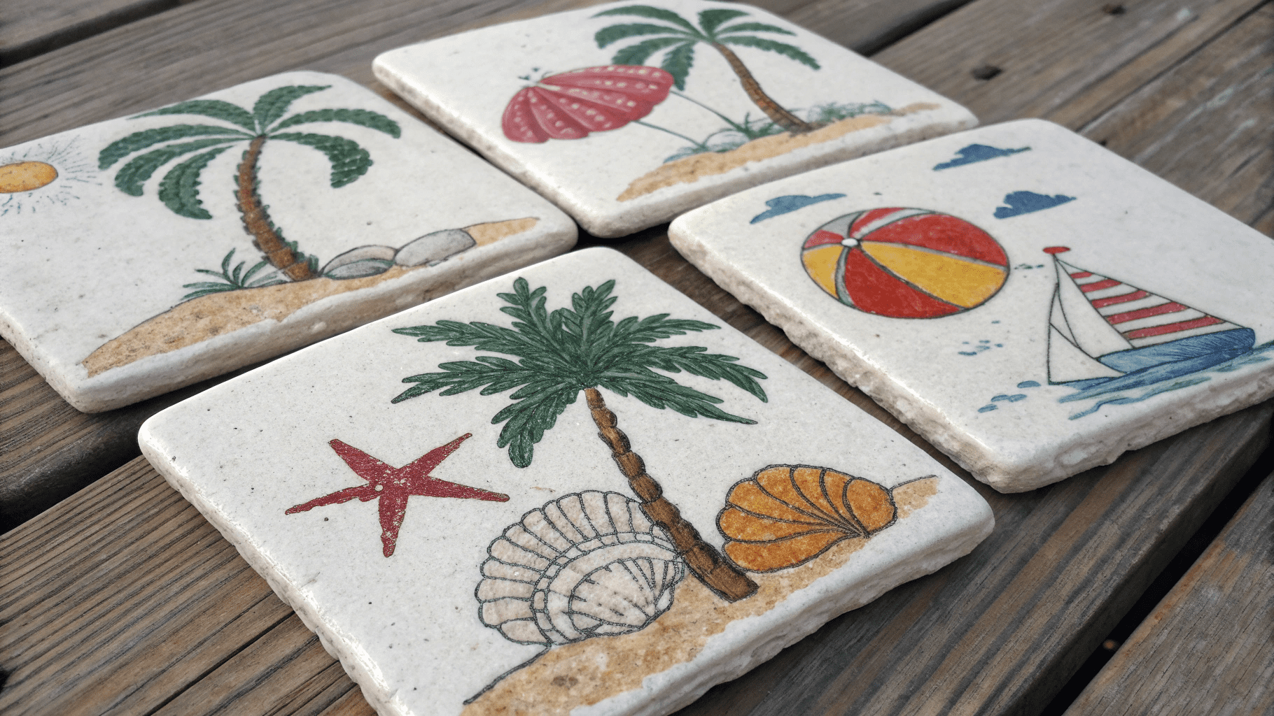 13+ Painted Coasters with Celestial Themes