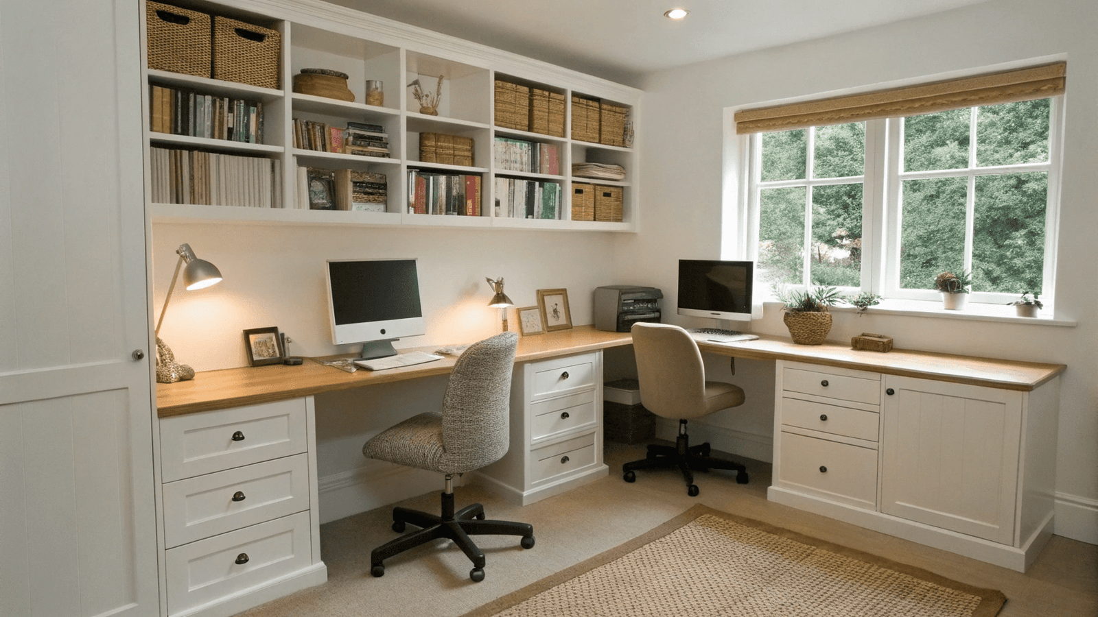 13+ Shared Home Office Ideas for Two That Make the Most of One Room