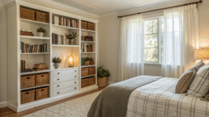 14+ Bedroom Bookshelf Ideas for Function and Charm