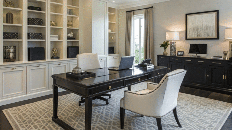 15 black desk home office ideas for a sleek and so