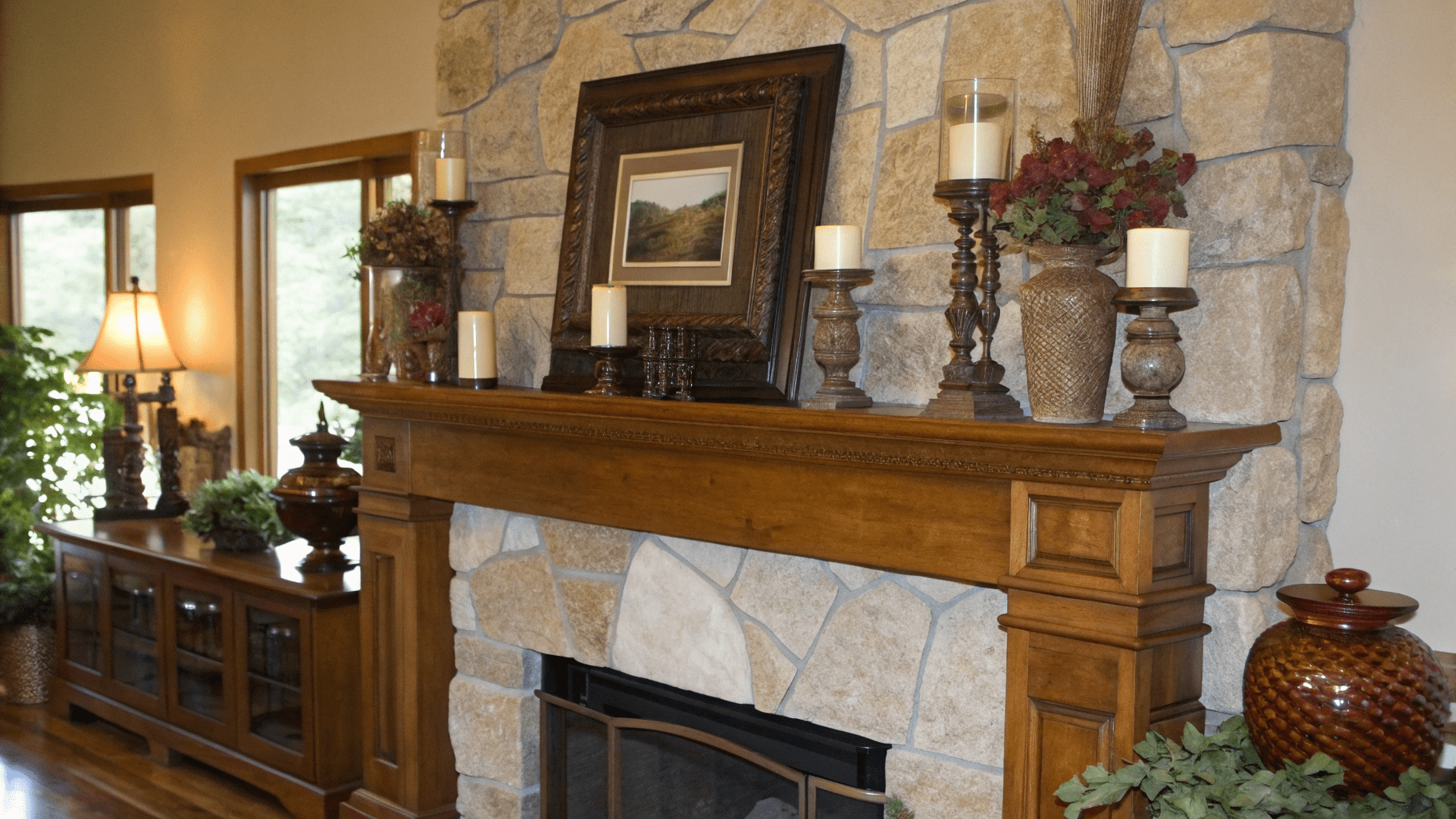 15+ Fireplace Mantel Art Decor Ideas to Tie the Room Together