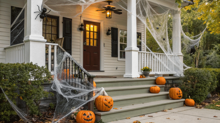 15 front porch halloween ideas for a spooky setup