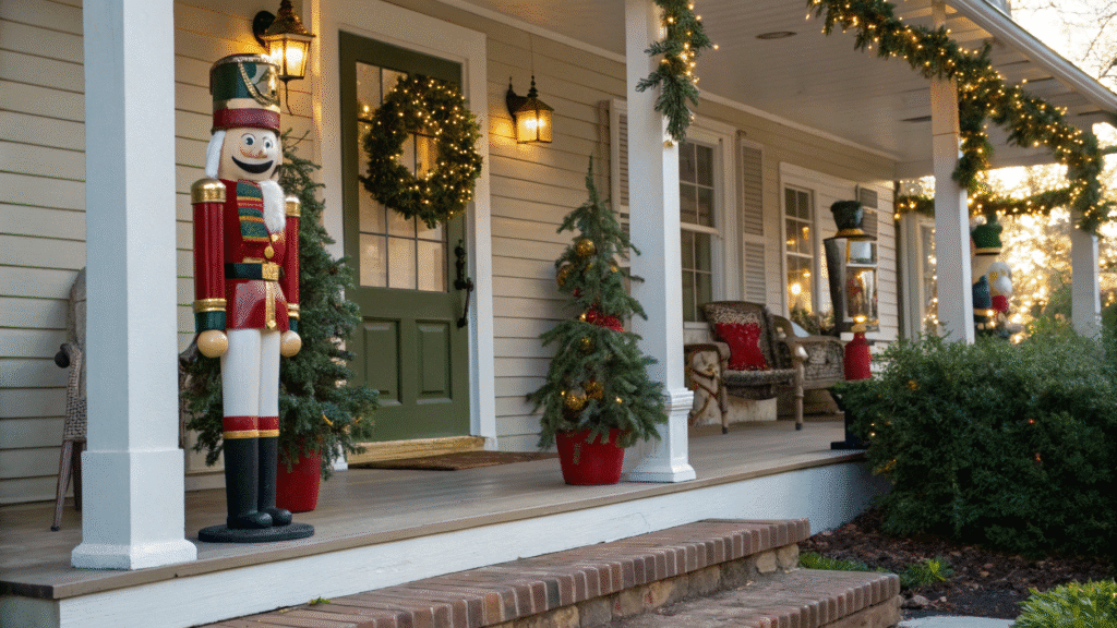 15 front porch nutcracker decor ideas for classic