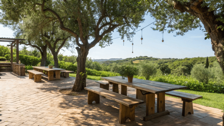 16 outdoor dining bench seating ideas for casual