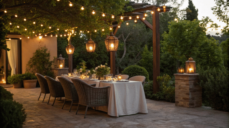 16 outdoor dining lighting ideas to set the perfe