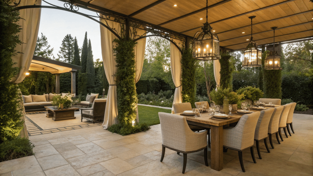 16 outdoor dining pavilion ideas for luxe backyar