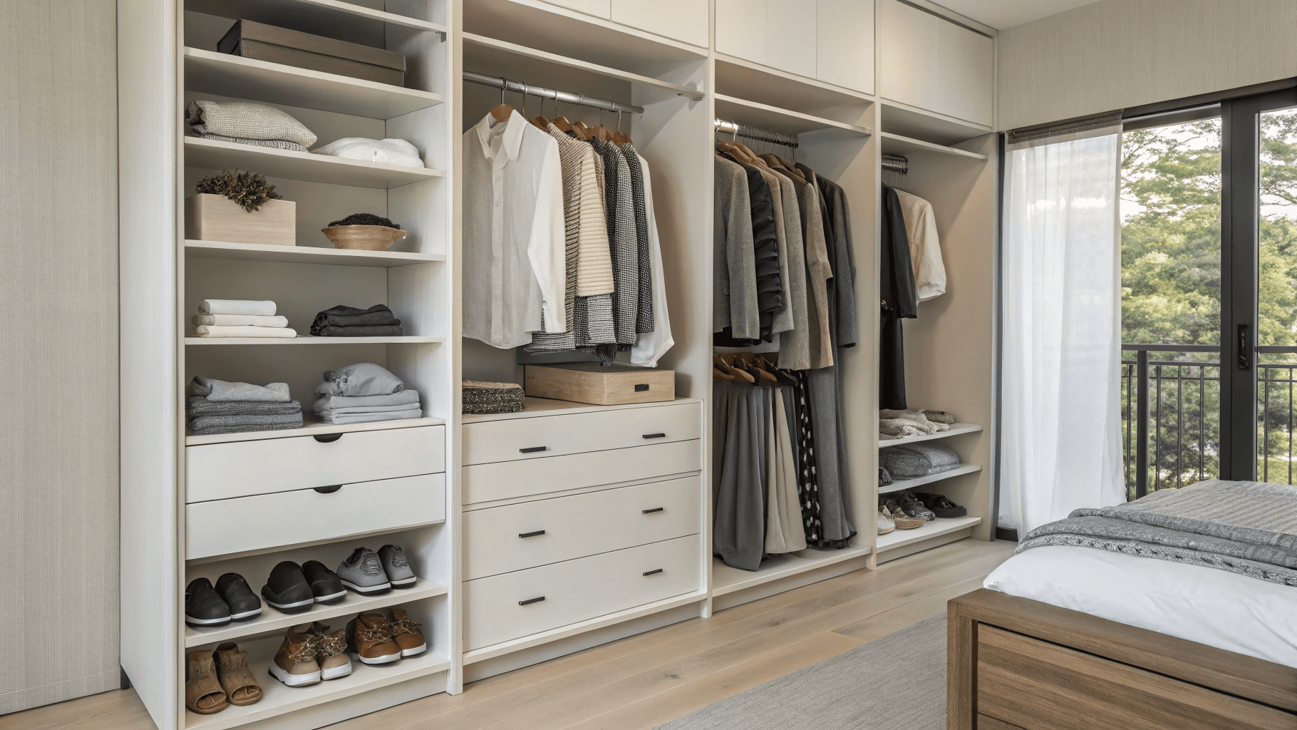 17+ Bedroom Closet Organization Ideas That Save Space