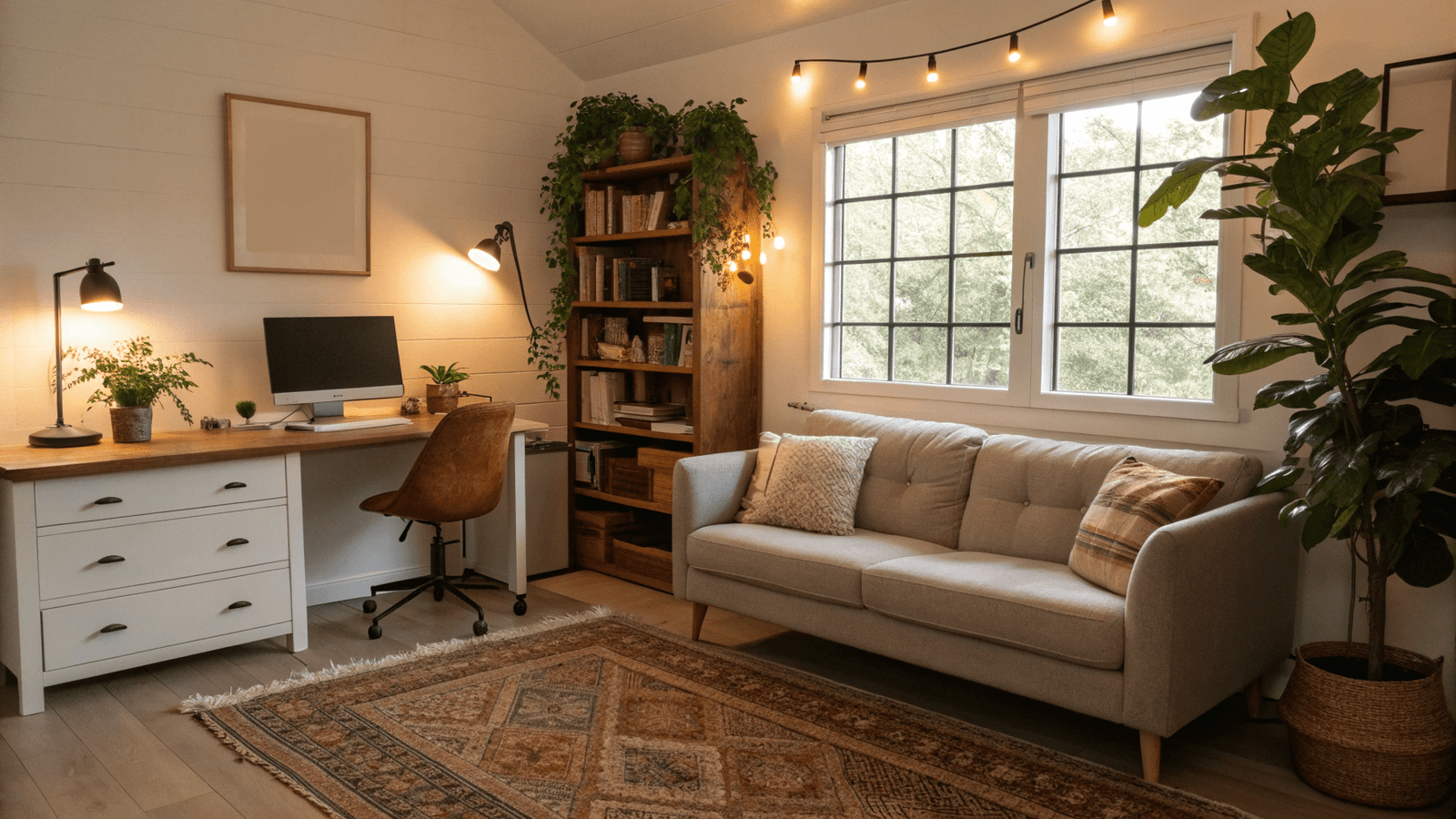 17+ Cozy Home Office Ideas That Include a Sofa or Couch