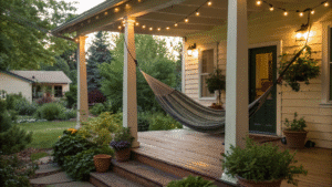 17+ Front Porch Hammock Ideas for Lazy Days
