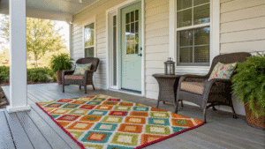 17+ Front Porch Rug Ideas to Tie the Space Together