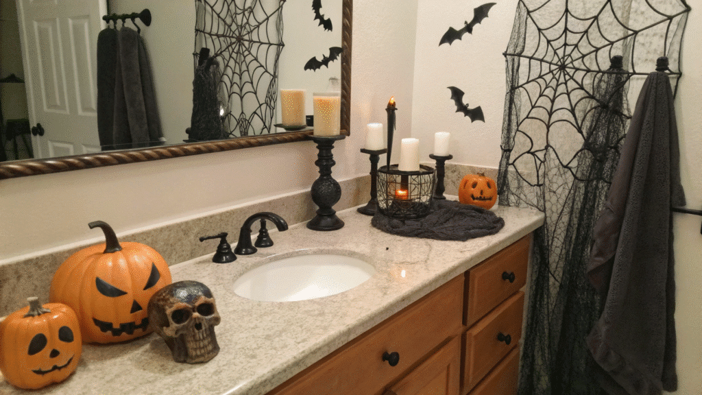 17 halloween bathroom counter styling ideas to ad