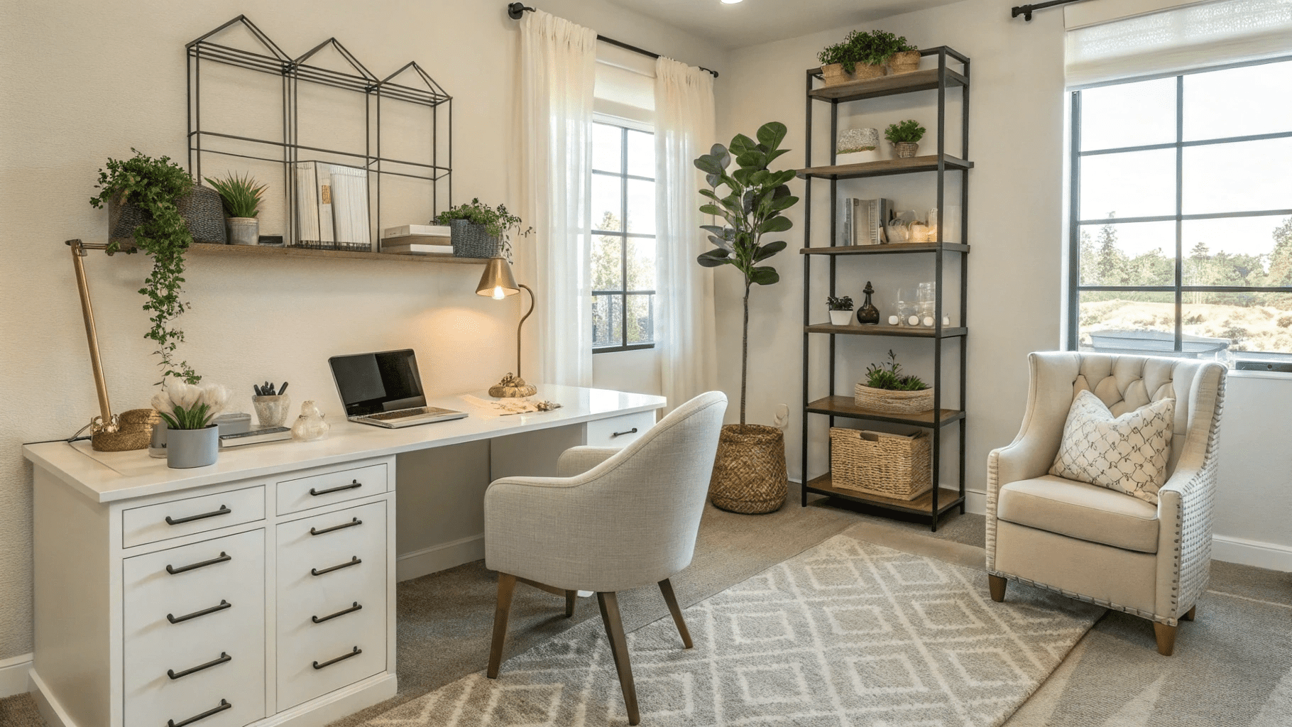 17+ Home Office Ideas for Women That Are Both Functional and Chic