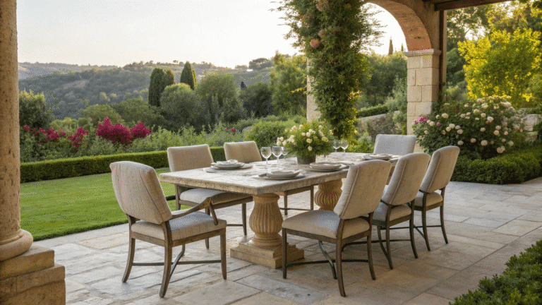 17 outdoor dining stone table ideas for natural e