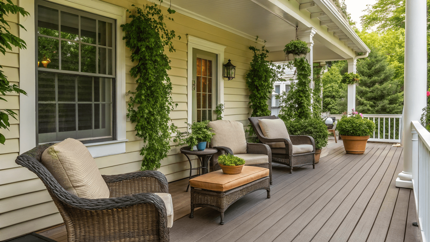 18+ Front Porch Seating Ideas for Lounging Outdoors