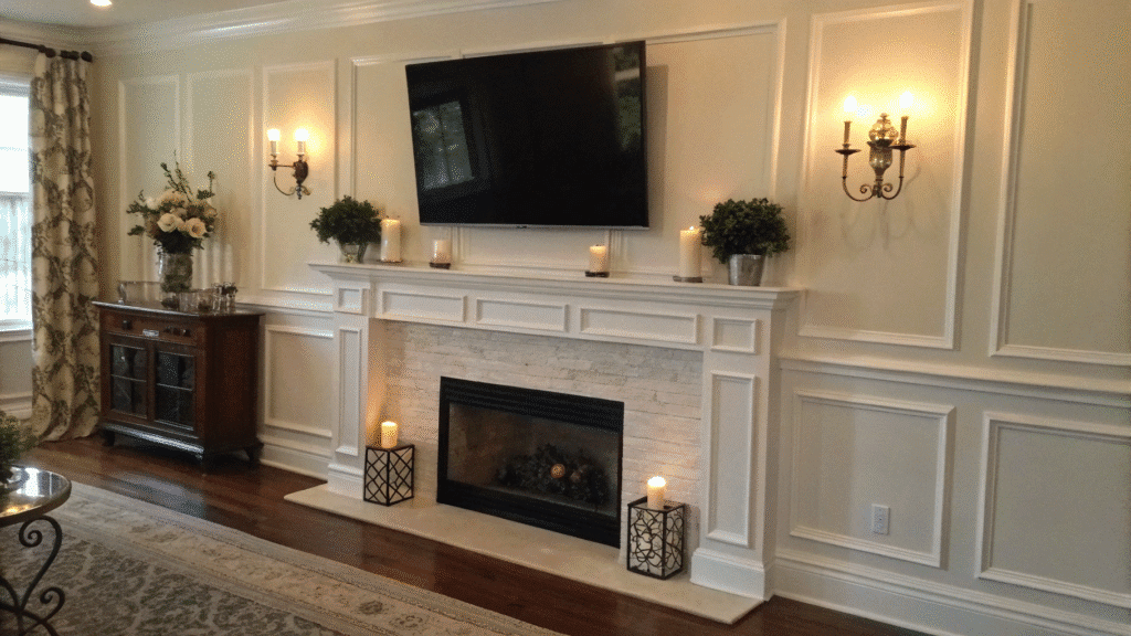 19 fireplace mantel and tv wall ideas for balanced