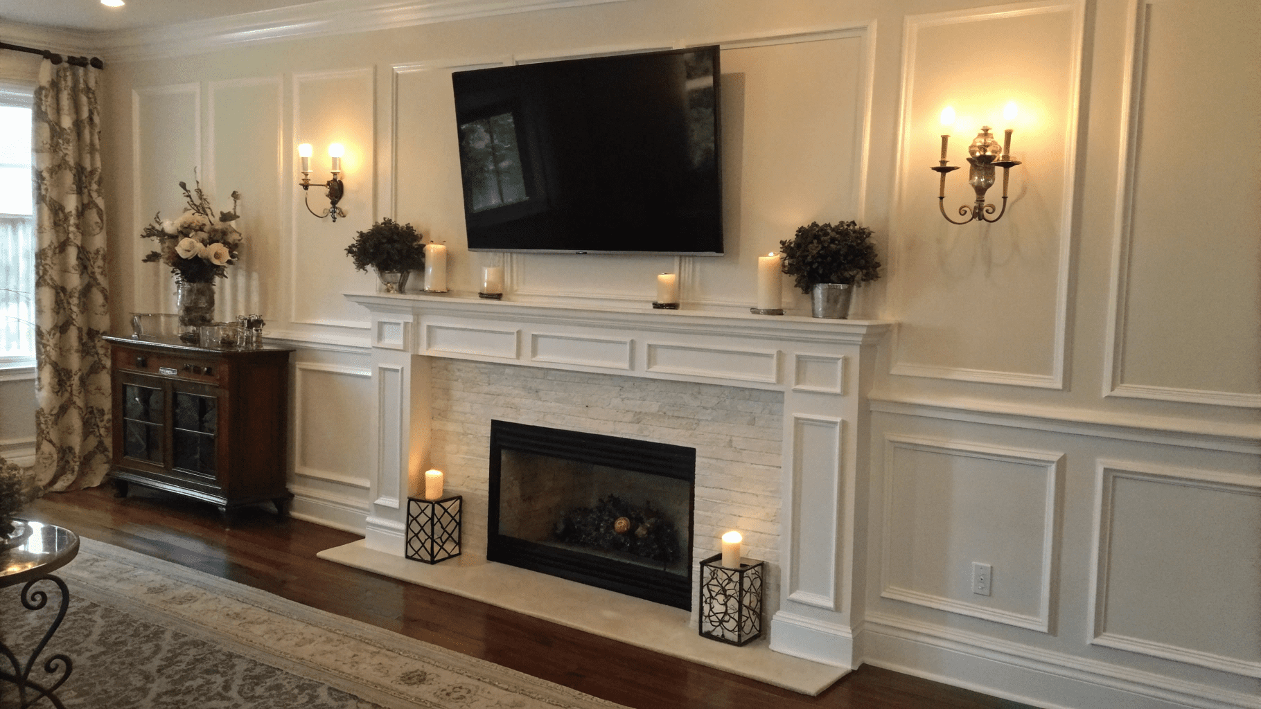 19+ Fireplace Mantel and TV Wall Ideas for Balanced Design